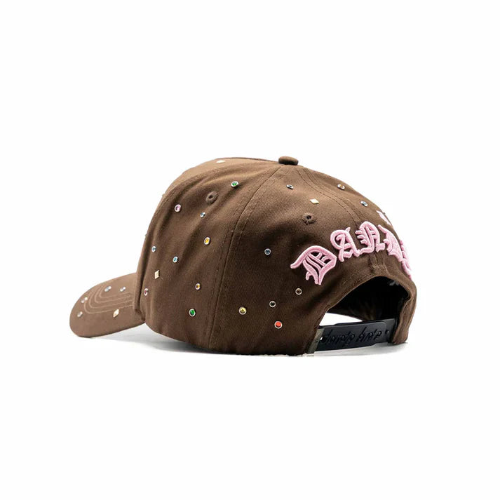 GORRA DANDY HATS "️10 YEARS ANIVERSARY” PINK BROWN