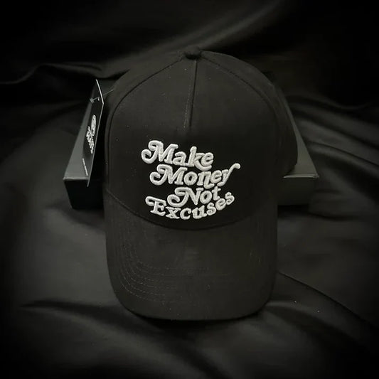 31 HATS MAKE MONEY NOT EXCUSES BLACK
