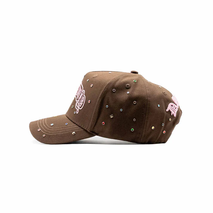 GORRA DANDY HATS "️10 YEARS ANIVERSARY” PINK BROWN