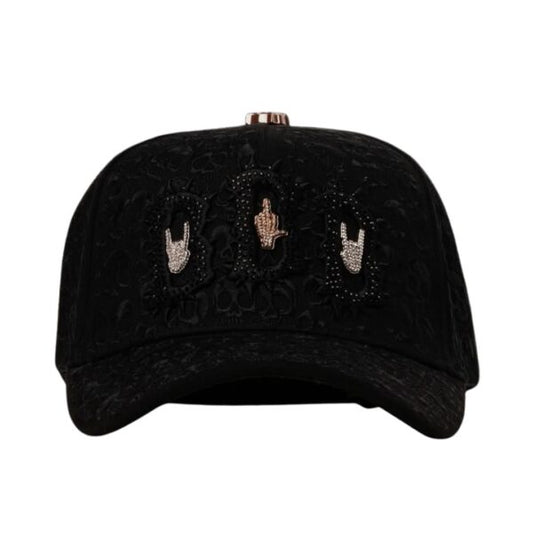 Barbas Hats BBB Hand Skull